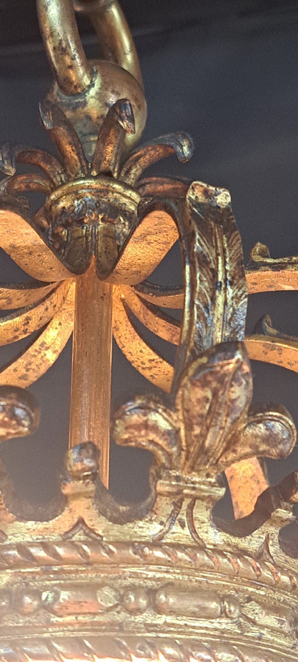 Gold Bronze French Lantern View XIII