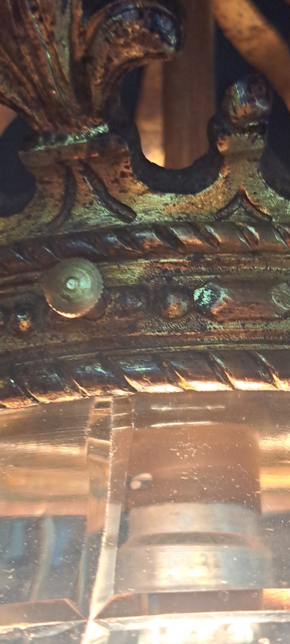 Gold Bronze French Lantern View XVI