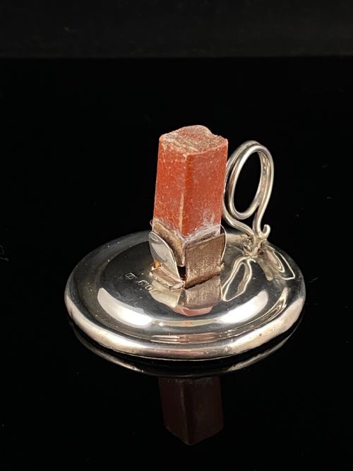 Edwardian Sterling Silver Sealing Wax Holder 1901