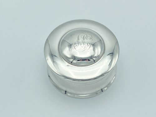 Edwardian Sterling Silver Snuff Box William Comyns 1902