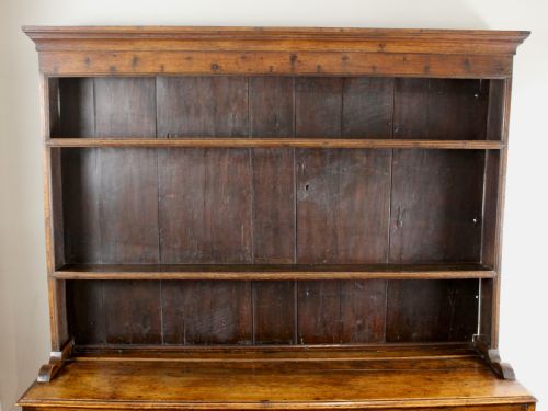 SMALL GEORGIAN WELSH OAK POTBOARD DRESSER - ADDITIONAL PHOTO 4