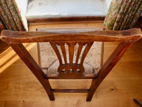 SET OF 8 GEORGE III OAK COUNTRY CHAIRS BY CLARKSON OF WOLVERHAMPTON - ADDITIONAL PHOTO 5