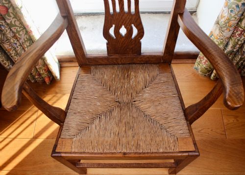 SET OF 8 GEORGE III OAK COUNTRY CHAIRS BY CLARKSON OF WOLVERHAMPTON - ADDITIONAL PHOTO 10