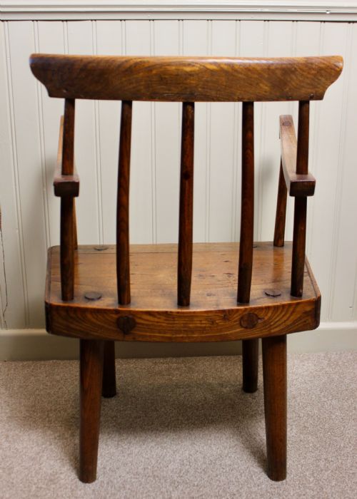 RARE PRIMITIVE IRISH HEDGEFAMINE CHAIR - ADDITIONAL PHOTO 6
