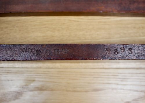VICTORIAN MAHOGANY LUGGAGE STAND BY JAMES SHOOLBRED - ADDITIONAL PHOTO 4