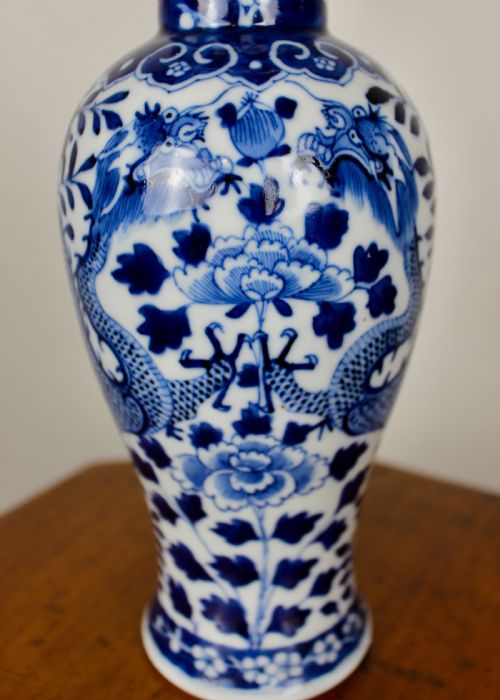 19TH CENTURY CHINESE OVOID VASE COVER - ADDITIONAL PHOTO 1