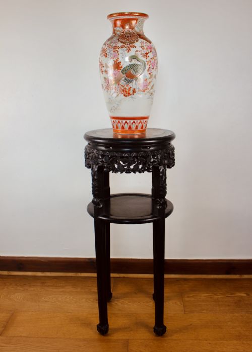 CHINESE HARDWOOD JARDINIERE STAND - ADDITIONAL PHOTO 2