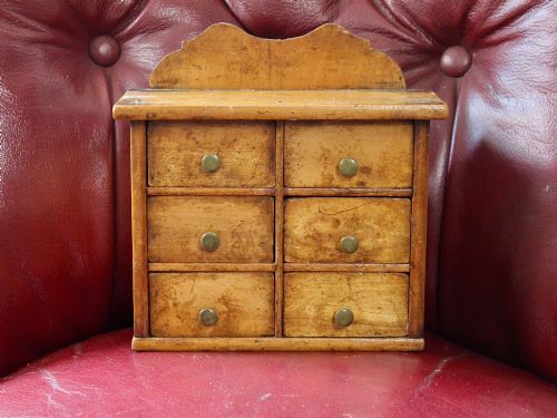 SET OF 19TH CENTURY FRUITWOOD SPICE DRAWERS - ADDITIONAL PHOTO 1