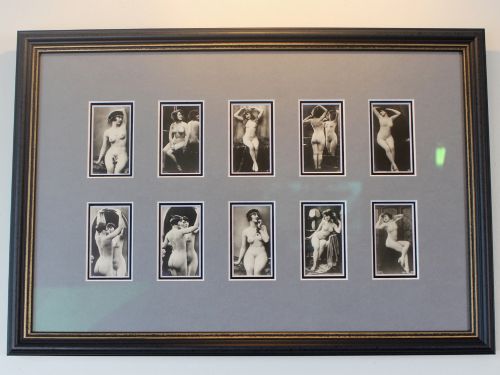 1920'S FRAMED EROTIC FEMALE NUDE BW PHOTO'S BY JULIAN MANDEL - ADDITIONAL PHOTO 2