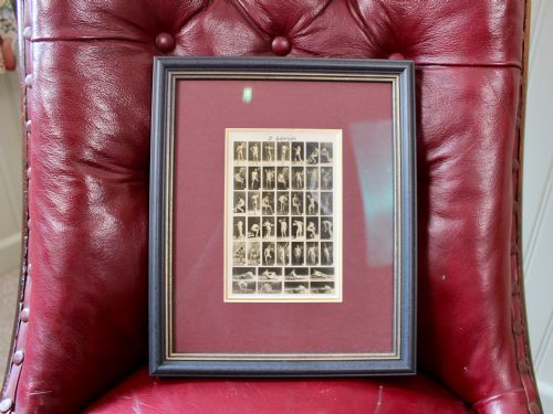 1920'S FRAMED MALE NUDE PHOTOGRAPHIC CONTACT SHEET BY JULIAN MANDEL - ADDITIONAL PHOTO 5