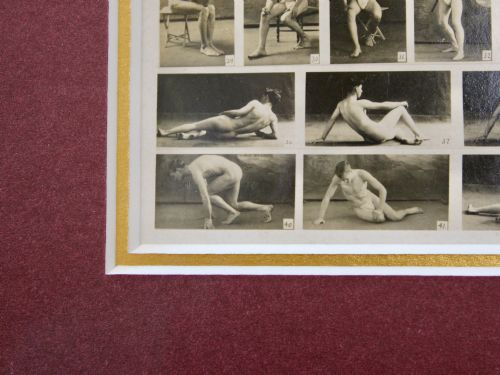 1920'S FRAMED MALE NUDE PHOTOGRAPHIC CONTACT SHEET BY JULIAN MANDEL - ADDITIONAL PHOTO 7