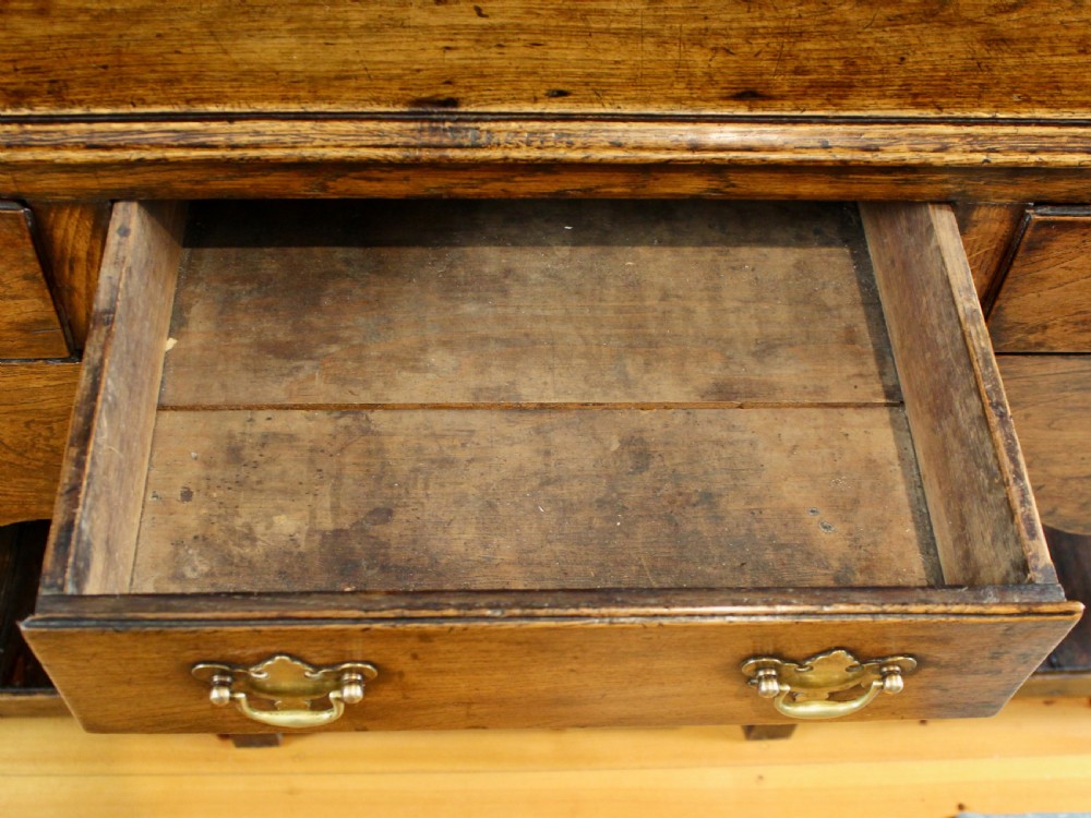 Small Georgian Welsh Oak Potboard Dresser View VIII