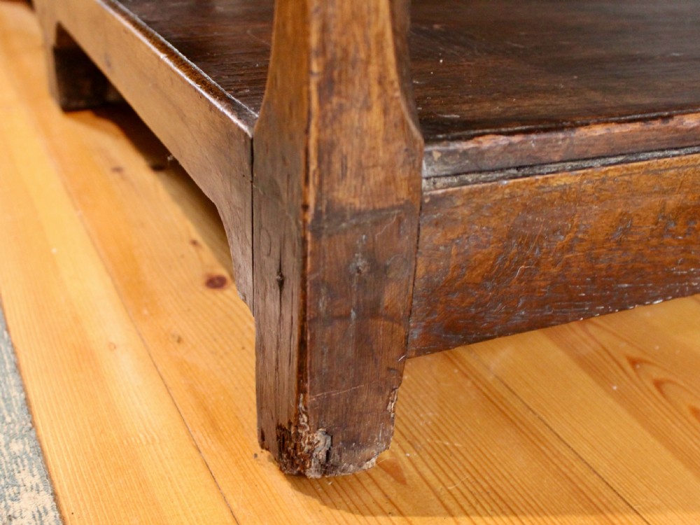 Small Georgian Welsh Oak Potboard Dresser View XII
