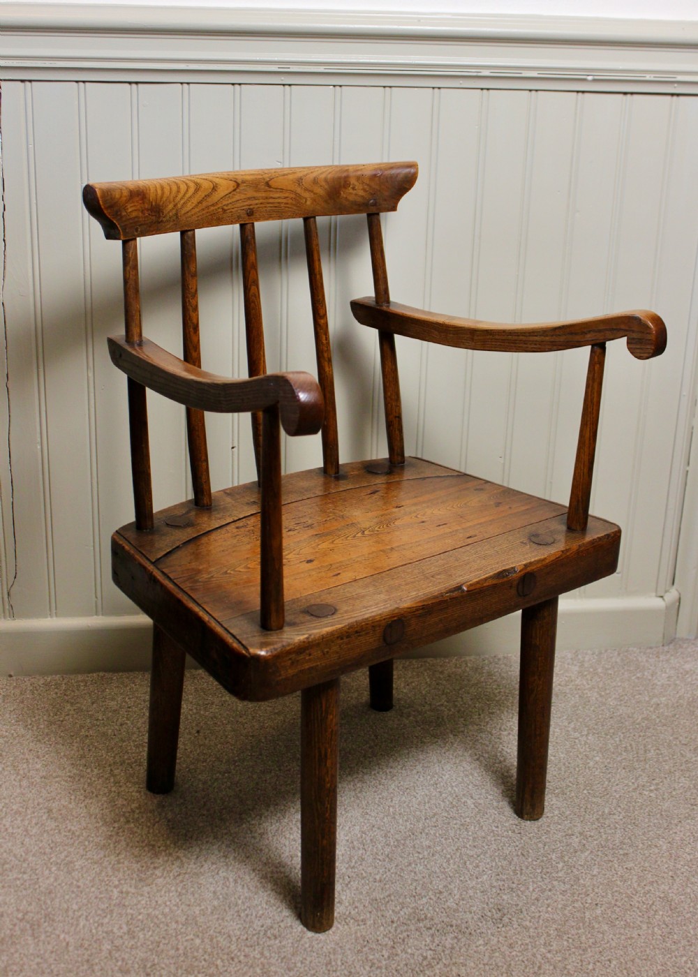 Rare Primitive Irish Hedge/Famine Chair