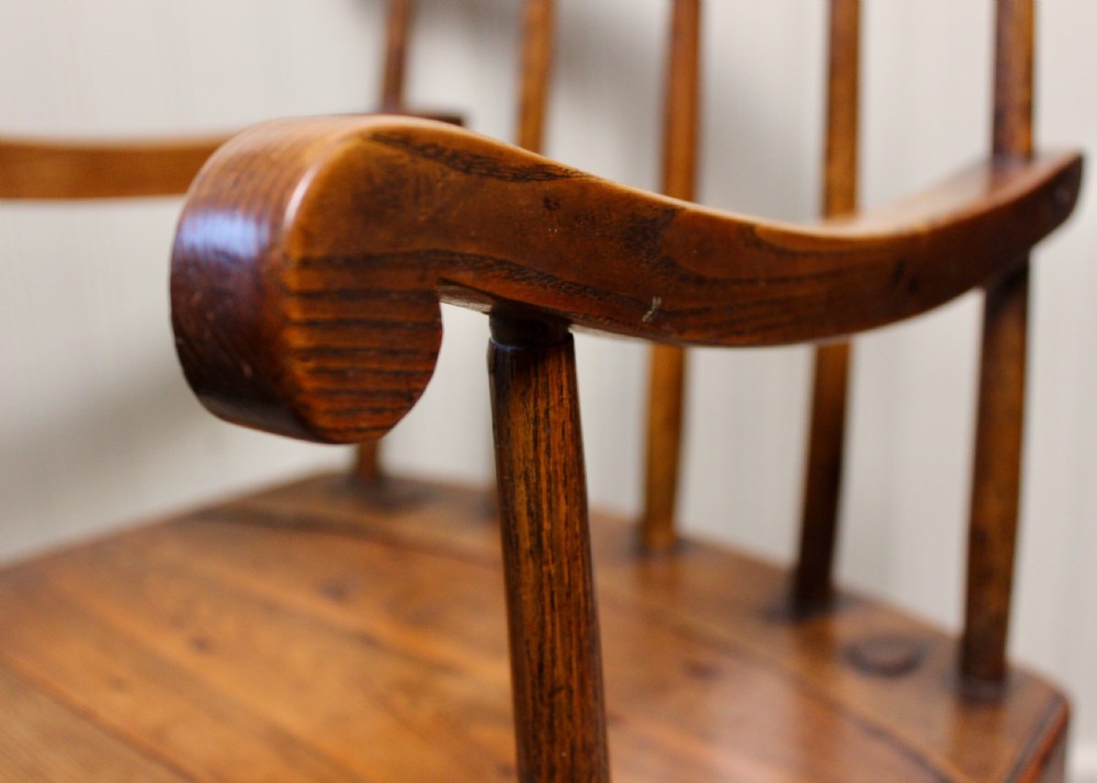 Rare Primitive Irish Hedge/Famine Chair View IV