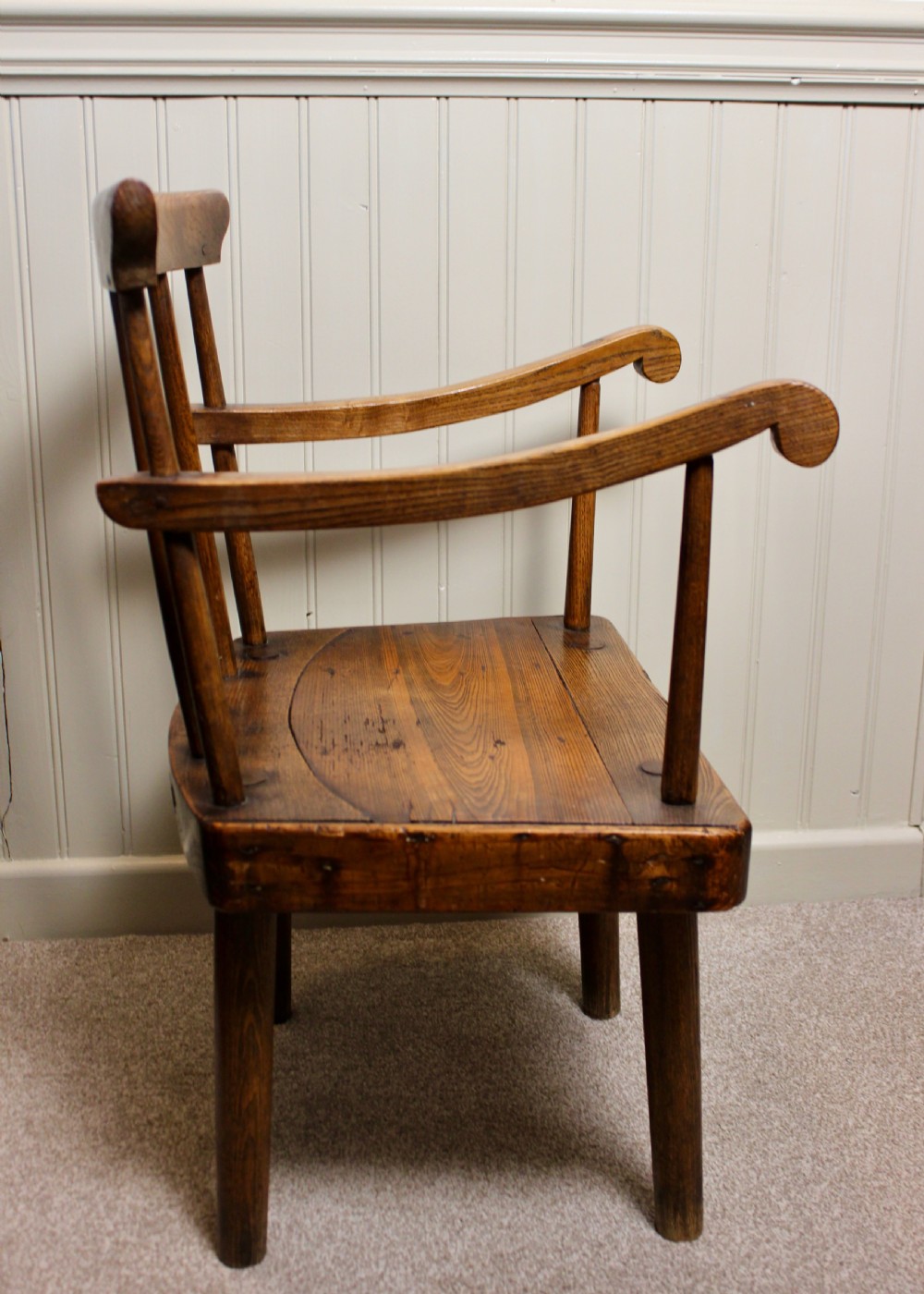 Rare Primitive Irish Hedge/Famine Chair View VI