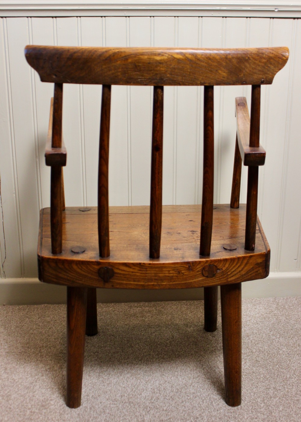 Rare Primitive Irish Hedge/Famine Chair View VII