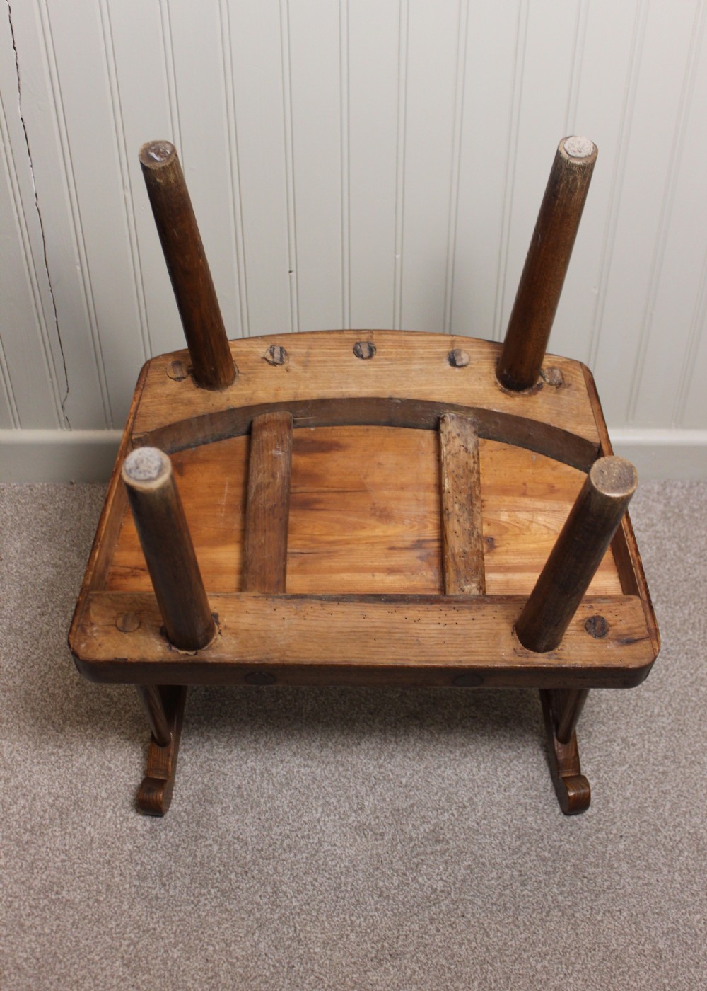Rare Primitive Irish Hedge/Famine Chair View VIII