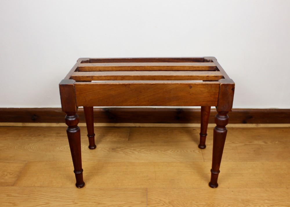 Victorian Mahogany Luggage Stand by James Shoolbred View VIII
