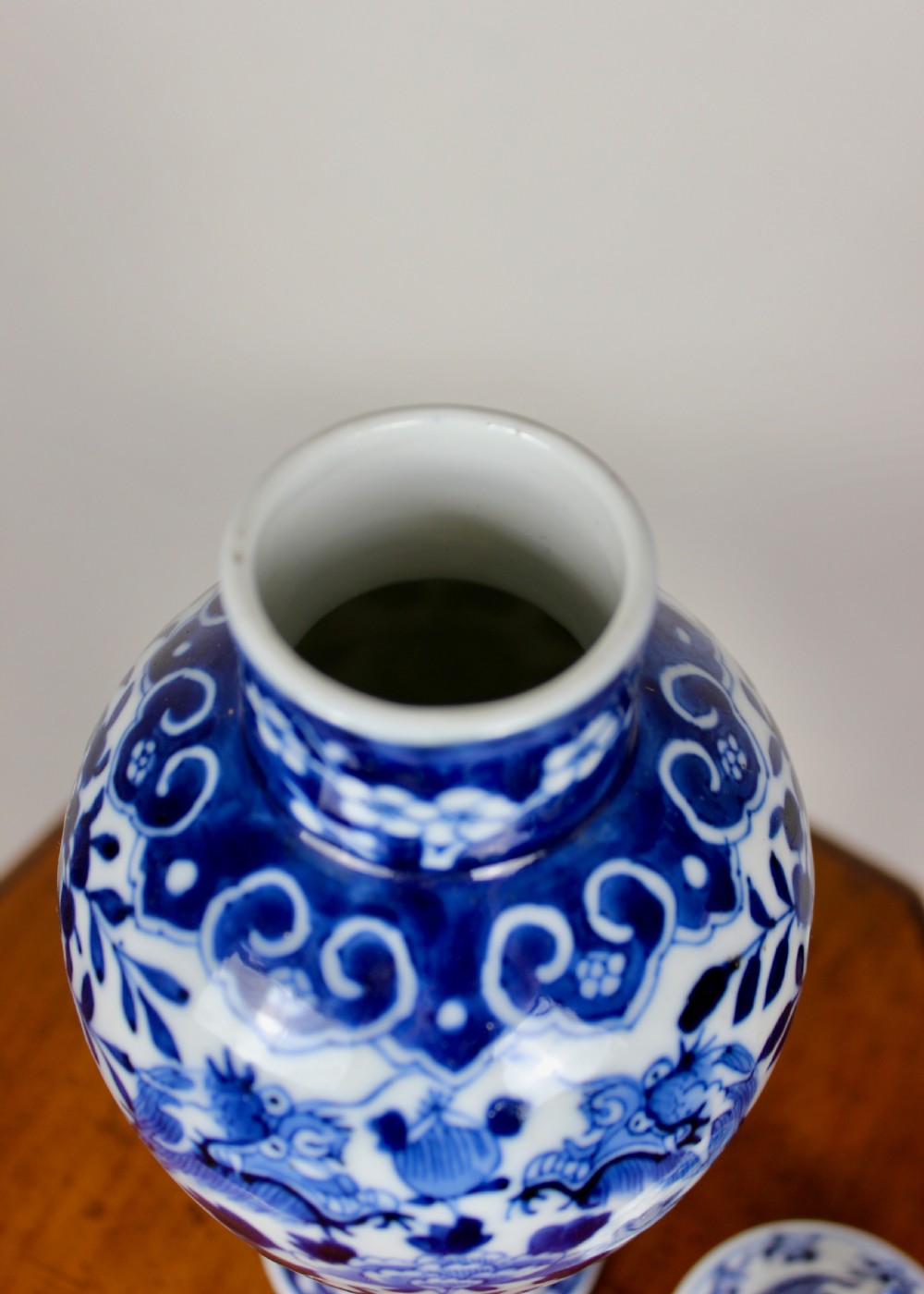 19th Century Chinese Ovoid Vase & Cover View IV