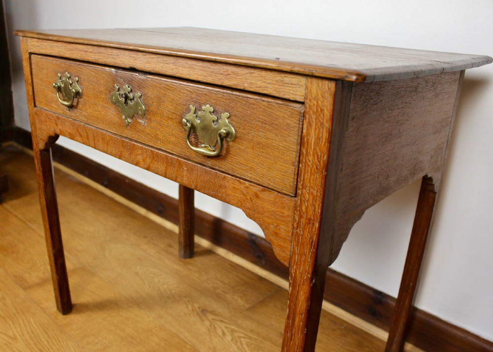 George III Oak Side Table circa. 1800 View III
