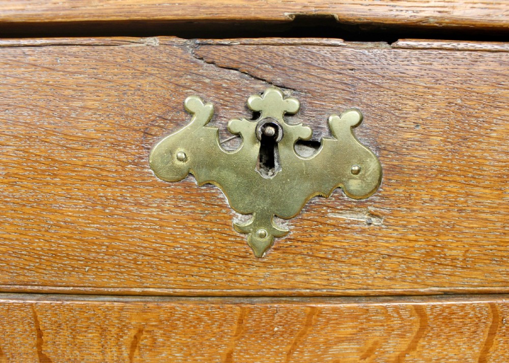 George III Oak Side Table circa. 1800 View IV