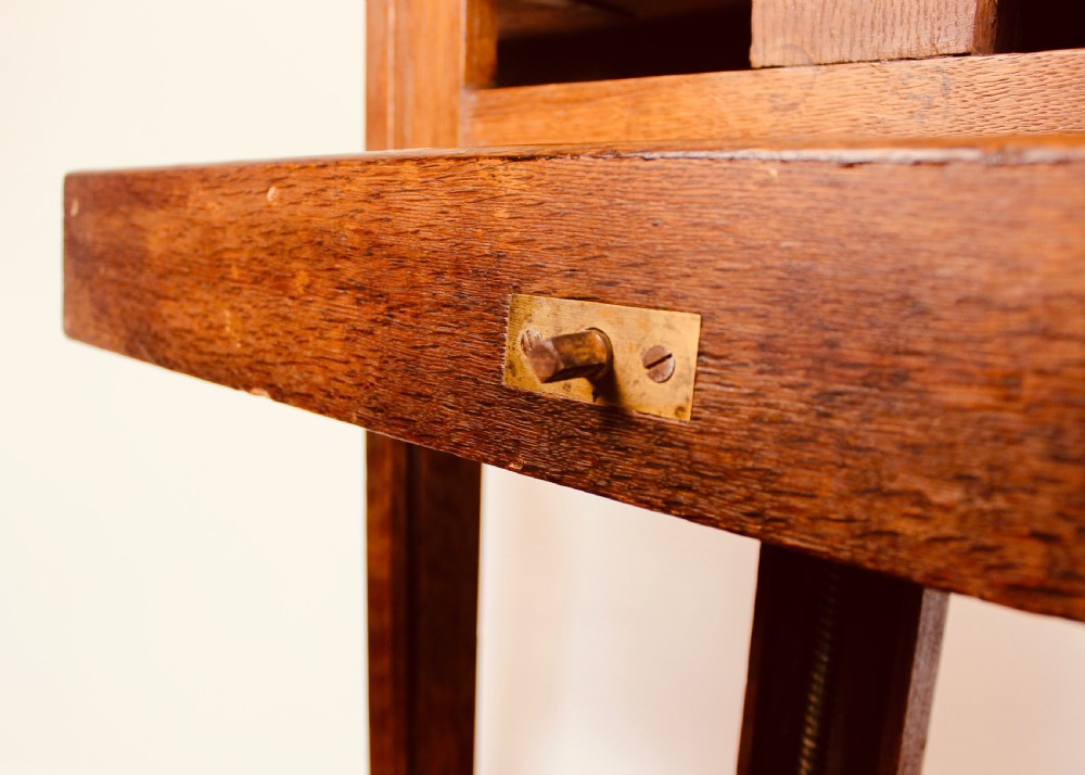 19th Century Oak Artist's Adjustable Studio Easel View III