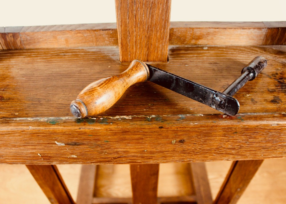 19th Century Oak Artist's Adjustable Studio Easel View X