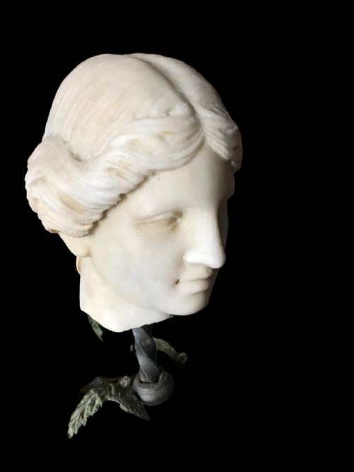 ELEGANT MARBLE HEAD 17501850 - ADDITIONAL PHOTO 3