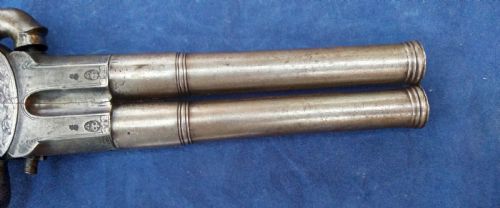 ANTIQUE REVOLVING BARREL PISTOL EARLY 19TH CENTURY - ADDITIONAL PHOTO 5