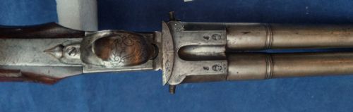 ANTIQUE REVOLVING BARREL PISTOL EARLY 19TH CENTURY - ADDITIONAL PHOTO 9