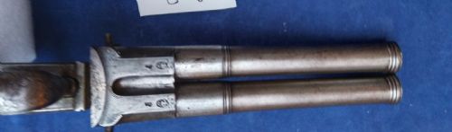 ANTIQUE REVOLVING BARREL PISTOL EARLY 19TH CENTURY - ADDITIONAL PHOTO 10