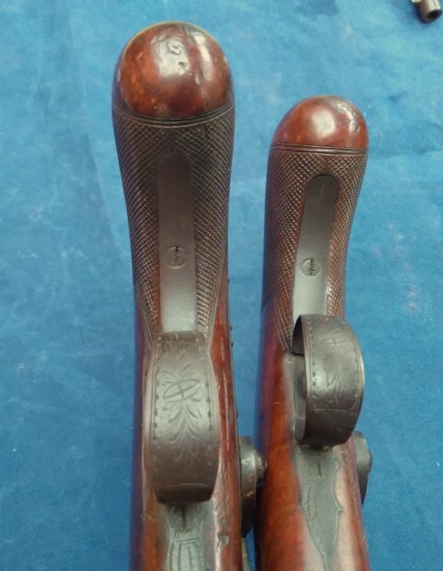 PAIR OF VERY HIGH QUALITY ANTIQUE PISTOLS - ADDITIONAL PHOTO 7