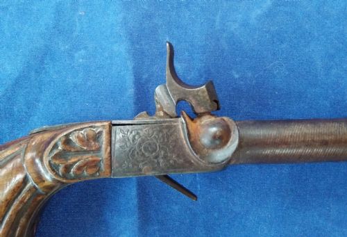 ANTIQUE SMALL POCKET PISTOL - ADDITIONAL PHOTO 2
