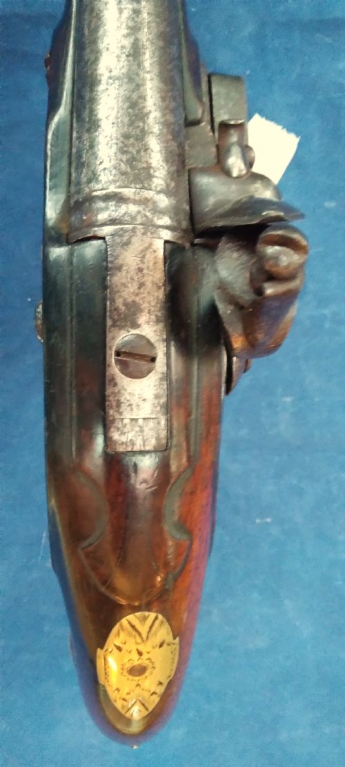 18TH CENTURY AMERICAN FLINTLOCK PISTOL BY THOMAS ANELLI - ADDITIONAL PHOTO 5
