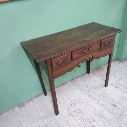 ANTIQUE FRUITWOOD LOWBOY - ADDITIONAL PHOTO 2