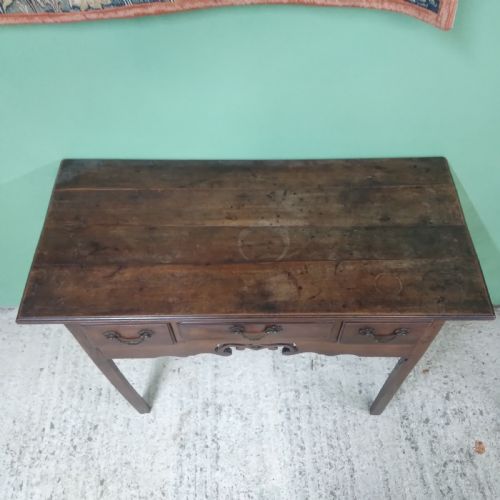 ANTIQUE FRUITWOOD LOWBOY - ADDITIONAL PHOTO 3
