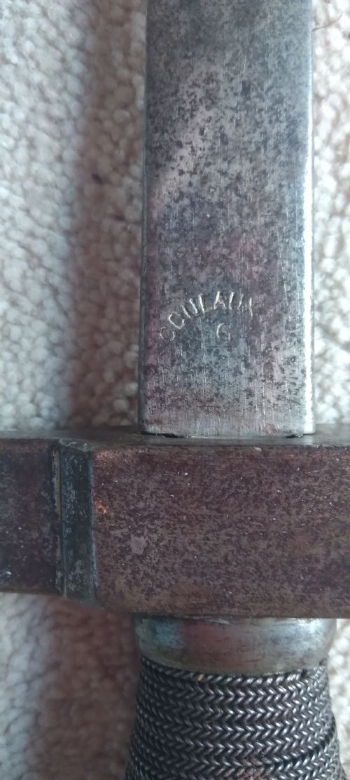 ANTIQUE IRON BATTLE SWORD - ADDITIONAL PHOTO 3