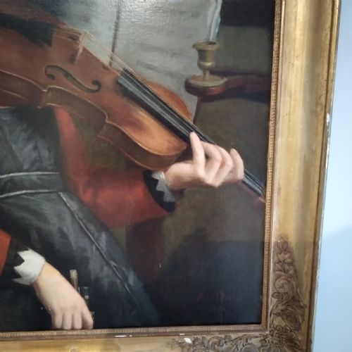 LATE 17TH CENTURY OIL PAINTING - ADDITIONAL PHOTO 2