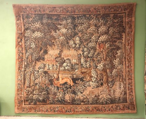 LARGE TAPESTRY 19TH CENTURY