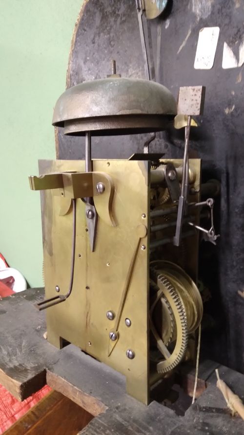 GEORGIAN QUARTER STRIKE LONGCASE CLOCK - ADDITIONAL PHOTO 2