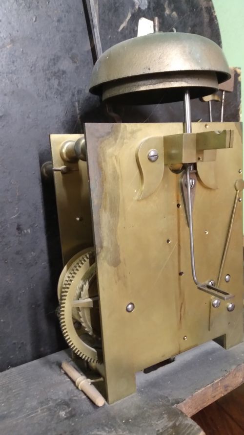 GEORGIAN QUARTER STRIKE LONGCASE CLOCK - ADDITIONAL PHOTO 3