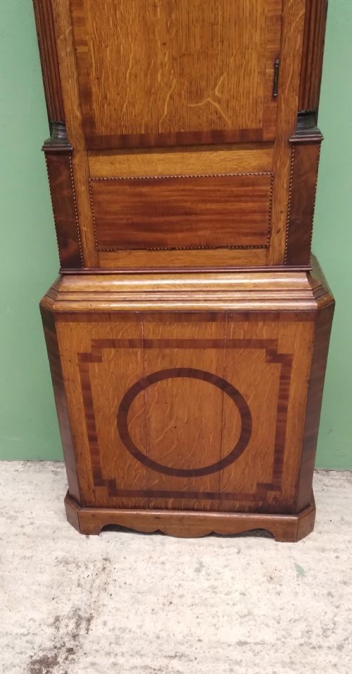 GEORGIAN QUARTER STRIKE LONGCASE CLOCK - ADDITIONAL PHOTO 6