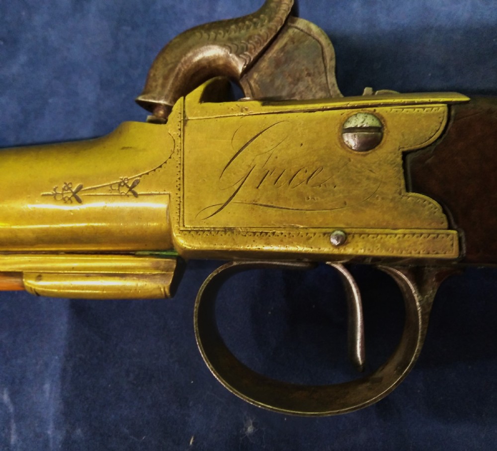ANTIQUE BLUNDERBUSS BAYONET PISTOL View IV