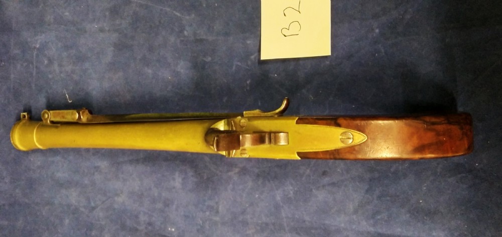 ANTIQUE BLUNDERBUSS BAYONET PISTOL View V