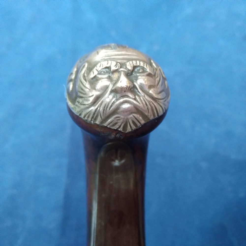 ANTIQUE FLINTLOCK PISTOL WITH SILVER MOUNT View IX