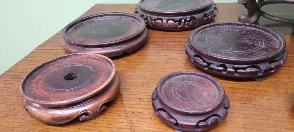  19 CHINESE HARDWOOD STANDS View IV