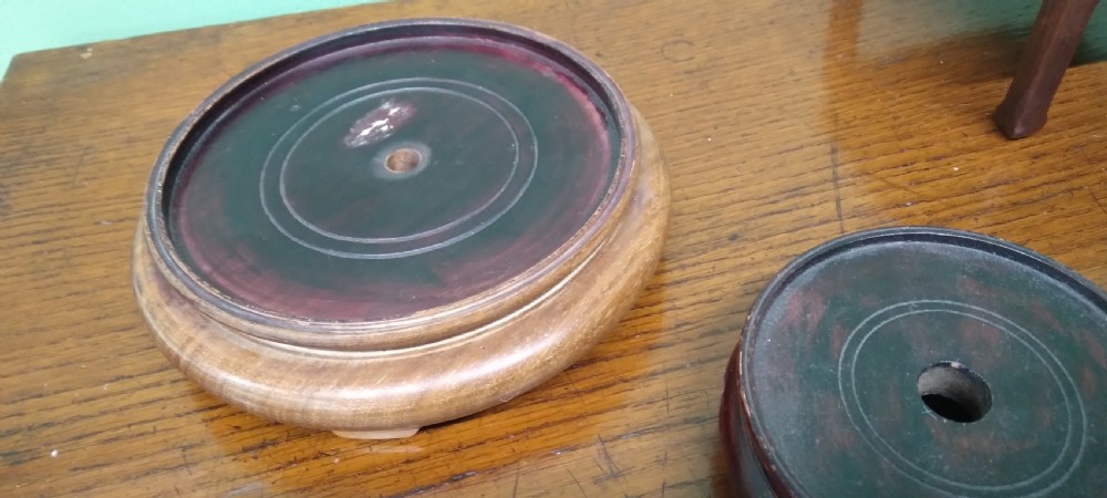  19 CHINESE HARDWOOD STANDS View VI
