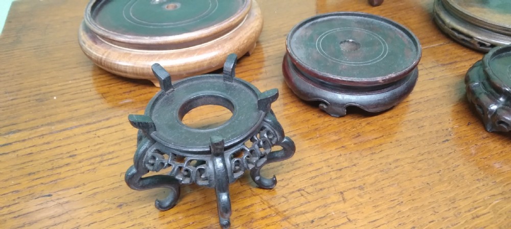  19 CHINESE HARDWOOD STANDS View VII