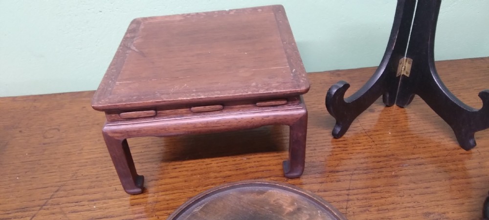  19 CHINESE HARDWOOD STANDS View VIII